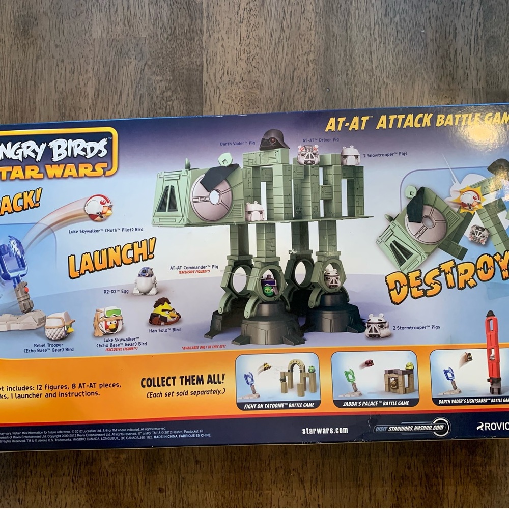 Hasbro Angry Birds At At Attack Battle Game - Picture 2 of 8
